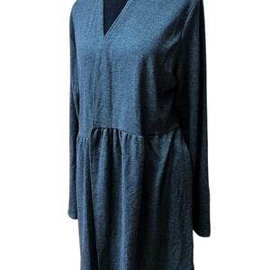 Chick Soul gray long open front cardigan, women's size 2XL